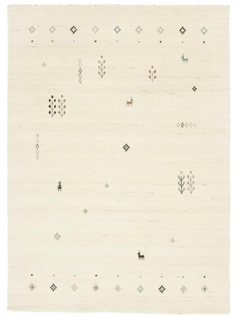 Gabbeh Giza 160X230 Gebroken Wit Wol Vloerkleed