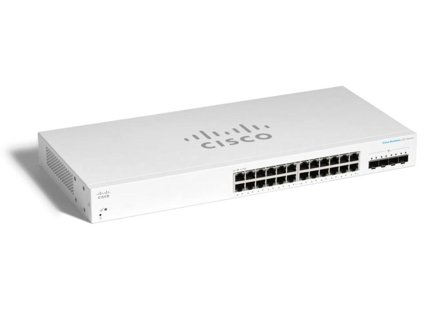 Cisco Business 220 Series CBS220-24T-4X - switch - 24 porter - smart - rackmonterbar