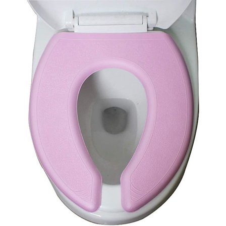 (Rosa)Universal Vanntett EVA Skum Toalettsete Pute WC Sete C