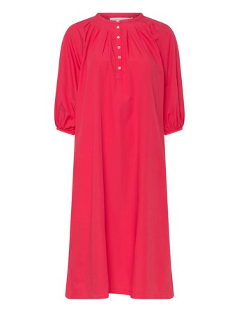 Nicole Dress Paper Touch Red Naja Lauf