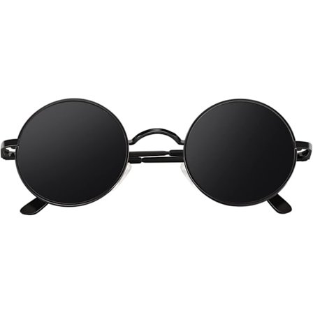 Polariserte solbriller i metall i vintage-stil for menn/kvinner