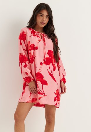 ONLY - Onlhyaci L/S STRING SHORT DRESS