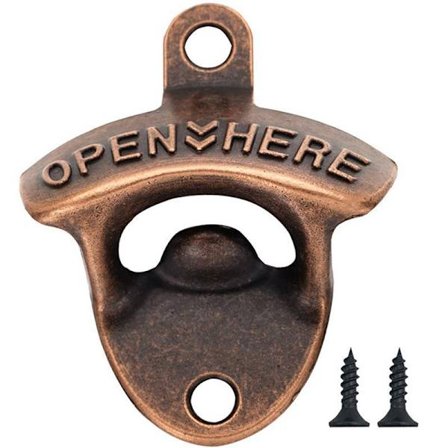 Vintage Väggmonterad Vinöl Flasköppnare Verktyg Nyckelring Bar D