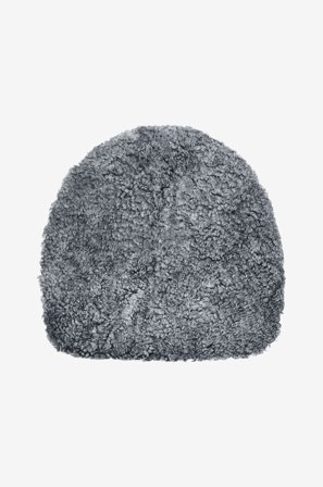 Skinnwille - Hynde fåreskind formet Curly - Grå - Siddehynder & stolehynder - Fra Homeroom