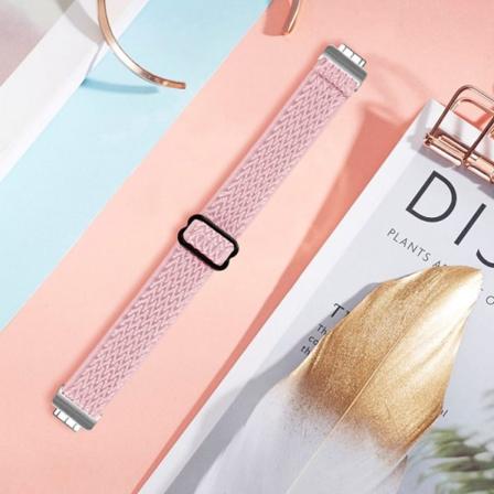 Lämplig för Fitbit Inspire3-spänne vågigt vävt nylon (blågrön