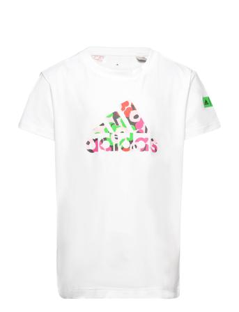 Marimekko Training T-Shirt T-shirts Short-sleeved Vit Adidas Performance