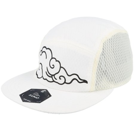 Kumo - Weiss 5panel Cap - Big Cloud Print Vent White 5-panel @ Hatstore