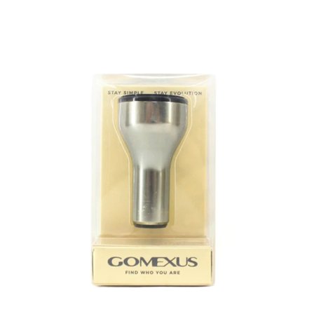 Gomexus 27mm Aluminum Reel Power Knob Silver/Black