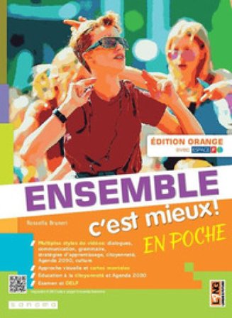 Ensemble c'est mieux! En poche. Édit. orange. Avec Apprendre pour tous. Per la Scuola media. Con e-book. Con espansione online Rossella Bruneri