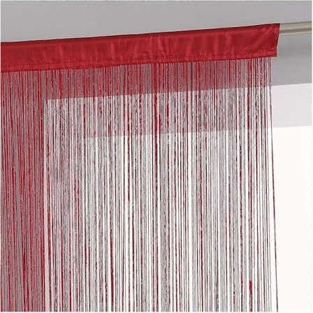 Gardintråd (Bredd 100*200 cm) Röd (FMY)