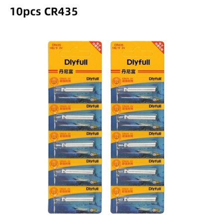 5-50 STK CR435 lysende elektrisk batteri CR 435 fiskeflåd Lithium pin batteri tackles natfiskeri flyder