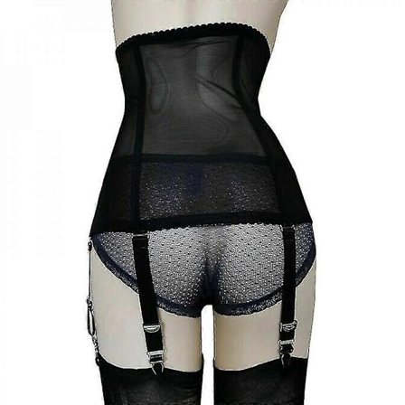 Naisten korkeavyötäröinen, kiinteästi muotoileva vyötärö, irrotettava sukkanauhavyö, naisten vaatteet