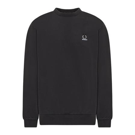 Fred Perry Stickat svart, Herr Tröjor, Herr, Storlek: XS