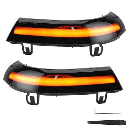 Par Blinkers Ljus Backspegel Blink Dynamic Flödande Lampa Passar Skoda Superb B5 02?08