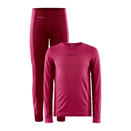 Craft Junior Core Dry Baselayer Set Children base layer set Pink 98/104