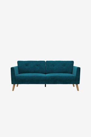 CosmoLiving by Cosmopolitan - Soffa 3-sits soffa Gloria - Blå - 3-sits soffor - Från Homeroom