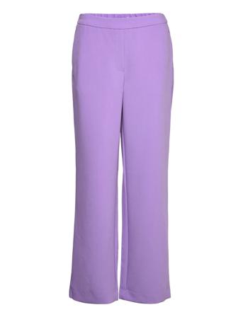 Mschtaira Hedvig Pants Bukser Med Rette Ben Lilla MOSS COPENHAGEN
