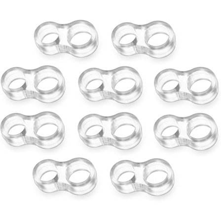 10 stk. dørstopper til PVC-håndtag/lille silikone dørstopper