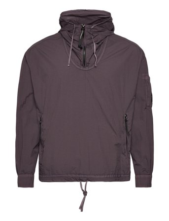 C.P. Company Hooded Jacket With Half Zip - Purple - XS