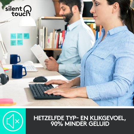Logitech MK295 Silent - tastatur- og mussett - US International - grafitt Inn-enhet
