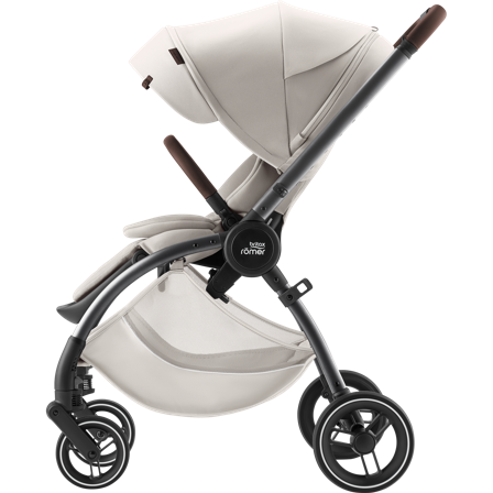 Poussette de Britax Römer. RIO Soft Taupe de la Naissance jusqu'à 22 kg, Dimensions : 110 x 55 x 93 cm
