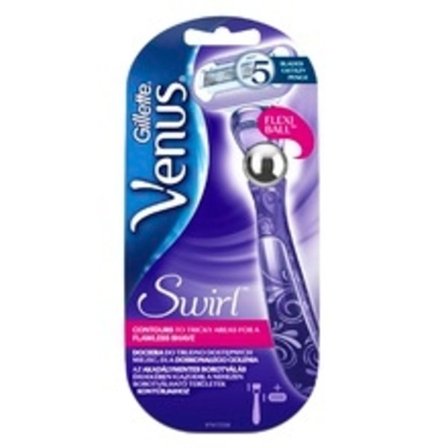 Gillette - Venus Swirl Flexball - Shaver for Women + 1 replacement head
