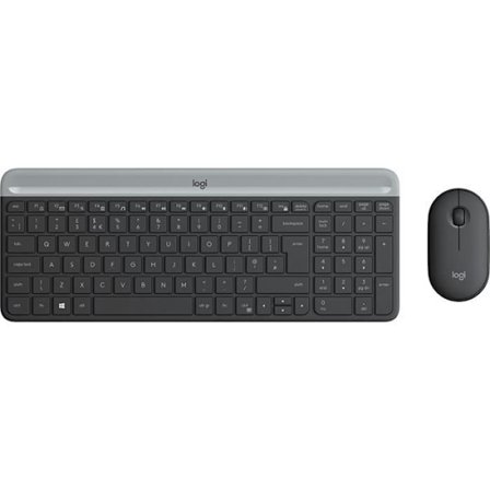 Trådlöst tangentbord - LOGITECH - MK470 - QWERTY Danska, Finska, Norska, Svenska - Grafit - Trådlös RF