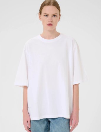 Gestuz Simmagz Emb Tee Noos - White - L