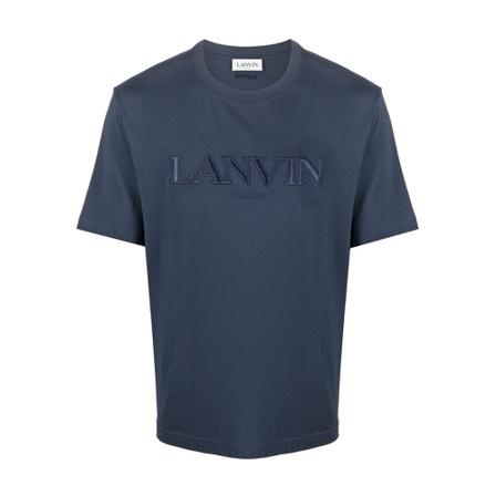 Lanvin, T-Shirts Blauw, Heren, Maat:M