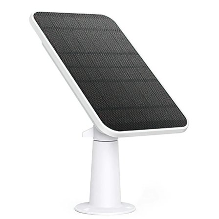 4W solcellepanel for Eufy Eufycam Cam Værbestandig Vegg feste roterbare braketter med 9,8 fot strøm kabel