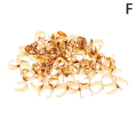 IC 100st riippuvat kaulakorun koukut Clip-liitin DIY-koruihin Ma F-5x10mm