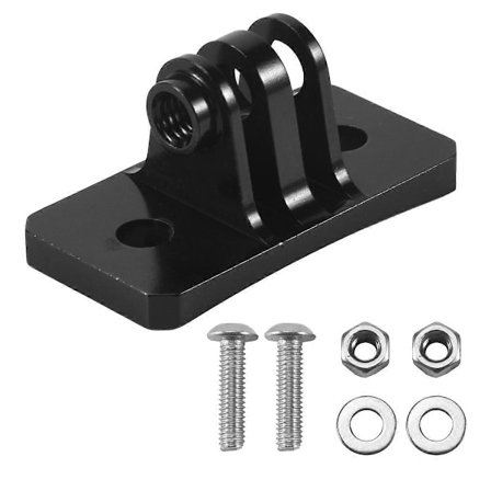 CNC Fallskärmshjälm Fasta Fästen för GOPRO Hero 1 2 3 3+ 4 5 Session/Xiaomi Yi/SJ/GitUp Sportkamera