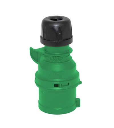 Garo P 432-2 S Støpsel IP44, 5-polet, 32 A Grønn, 2 h, Stikkontakter & kabler