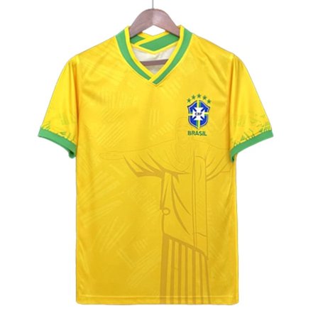 2425 Brasil drakt 2022 Brasil Special Edition fotballdrakt Gul