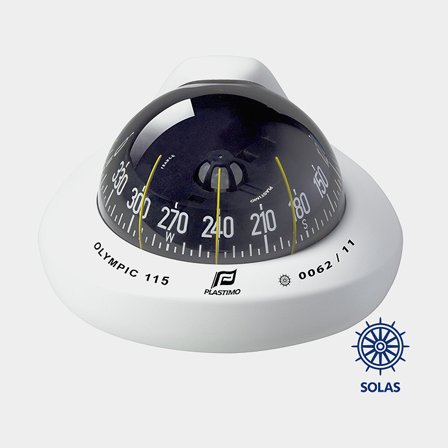 Kompass Plastimo Olympic 115 vit svart konisk ros