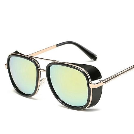 Iron Man 3 Matsuda TONY Stark Solglasögon Herr Rossi Coating Retro Vintage Designer Solglasögon Oculos Masculino Gafas del UV400