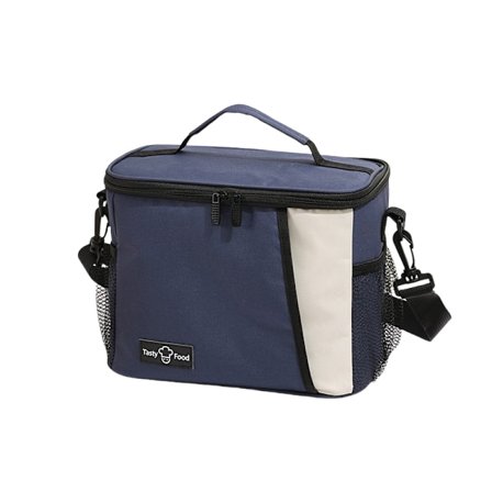 Bærbar isoleret madpakke til picnic NavyBlue