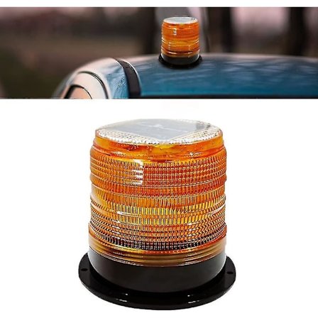 Led roterande varningsljus blinkande ljus stroboskop varningsljus orange magnetiskt varningsljus blinkande ljus för bil släpvagn husvagn Suv 300a sk