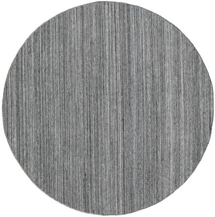 Washable Indoor/Outdoor Rug Plain (Single Colored) Petra Dark Grey Round