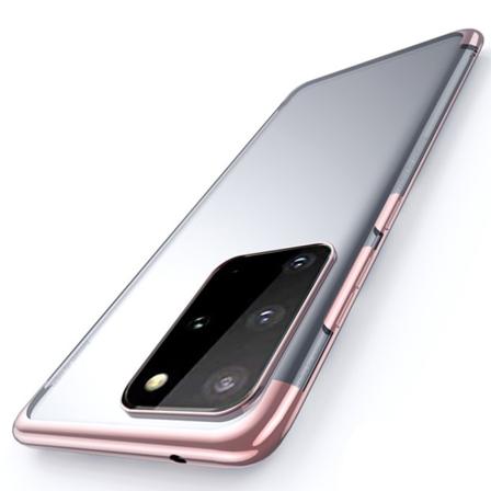 Stilfuldt Floveme Silikone Cover - Samsung Galaxy S20 Plus Roséguld