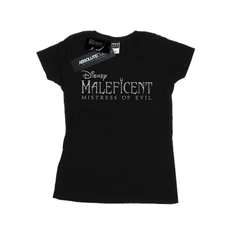 Disney Womens/Ladies Maleficent Mistress Of Evil Logo Bomull T-shirt