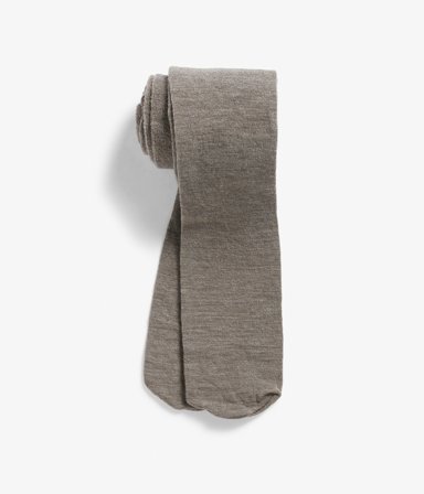 Kappahl | Rajstopy z mieszanki wełny Brązowy melanż M | Brązowy melanż