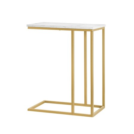 SoBuy guld sofabord 48x30x61cm, vintage FBT87-G