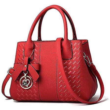 Naisten muodikkaat käsilaukut ja olkalaukut, nahkainen yläkahva