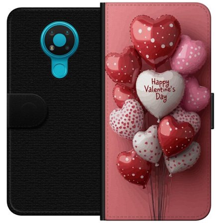 Yhteensopiva Lompakkokotelo Nokia Nokia 3.4 Ystävänpäivän ilmapallot