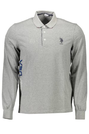 U.s. Polo Polo Maniche Lunghe Uomo Grigio