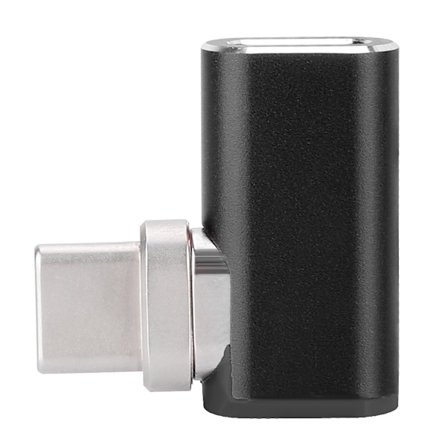 Type-C magnetisk adapter til Macbook hurtigopladning magnet USB-C-stik (sort)
