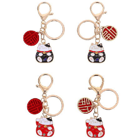 4 st metallnyckelringar handväska nyckelring handväska berlock hänge IC