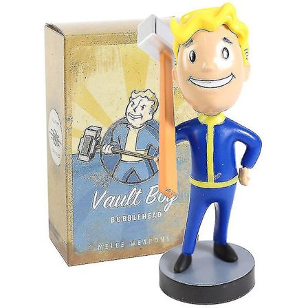 Fallout Vault Boy Bobble Head Dukke PVC Figur Samleobjekt Modell Leke 7 Stiler
