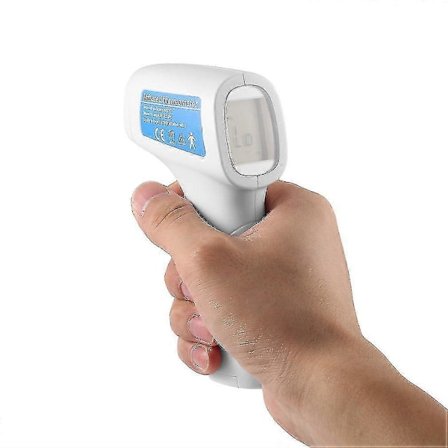 IR-laser infrapunalämpömittari LCD-näytöllä, kehon lämpötila-anturi, asetettava hälytys